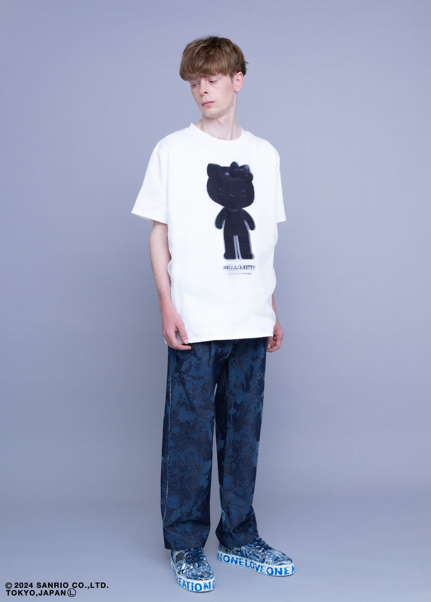 T-SHIRT HELLO KITTY BLACK TR-026(white)