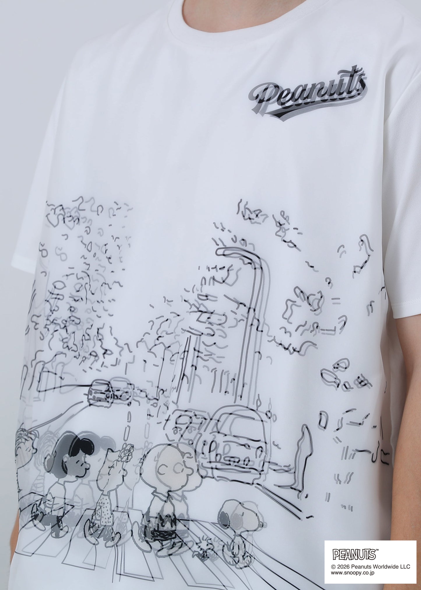 PEANUTS CROSS THE STREET TR-098 WHITE