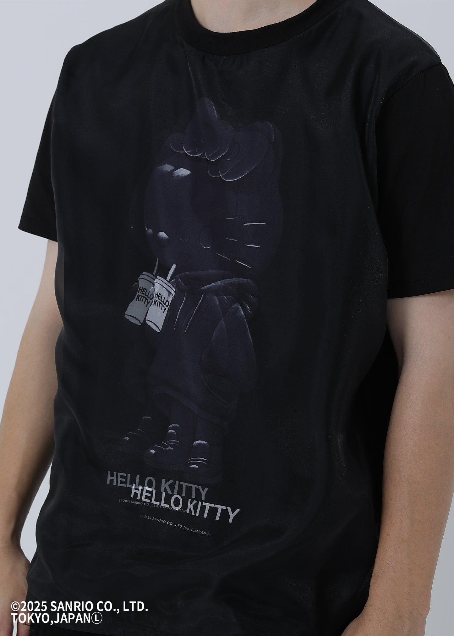 HELLO KITTY "HOODIE" BLACK TR-048