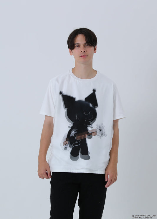 KUROMI T-SHIRT GUITAR TR-097 WHITE