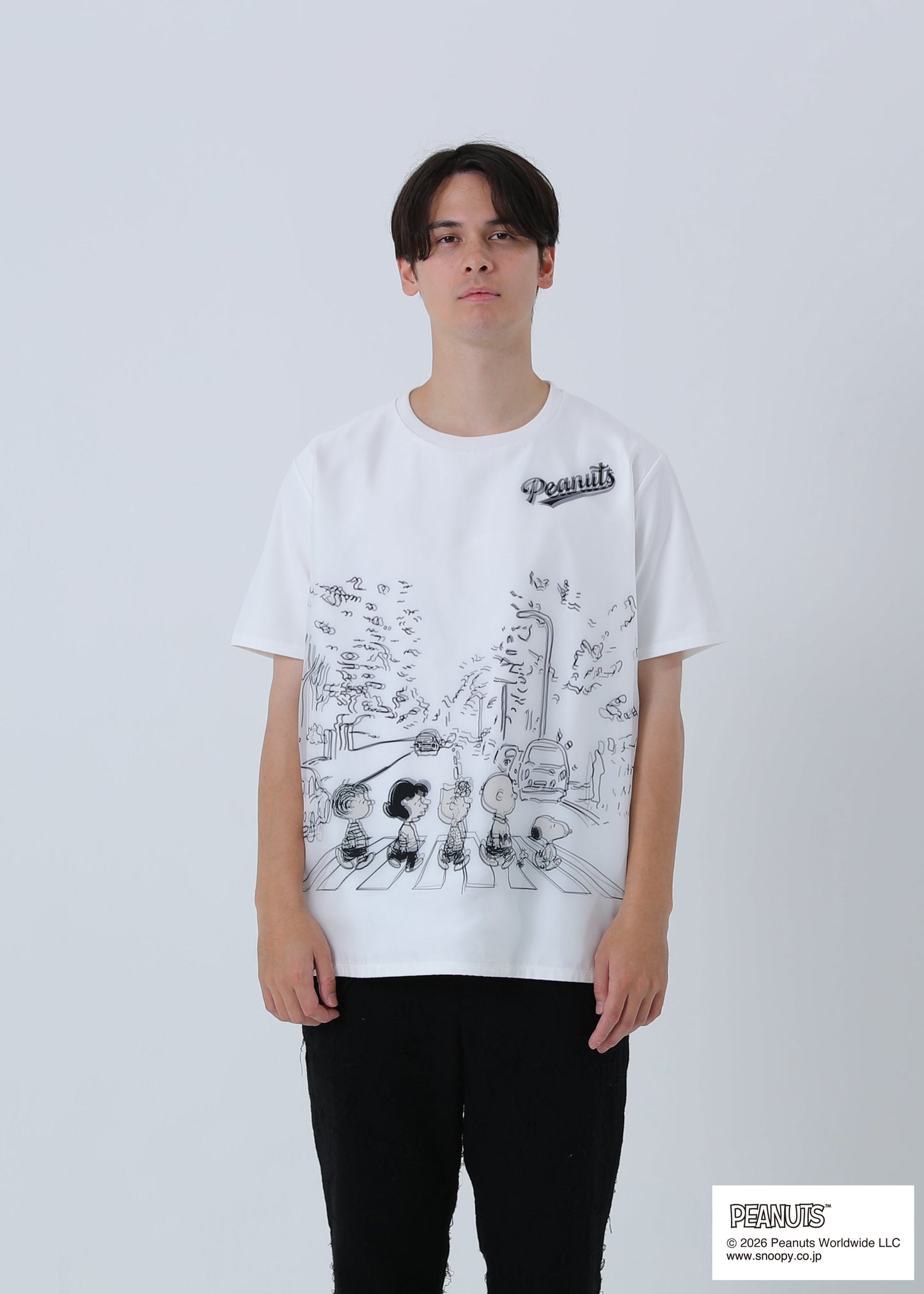 PEANUTS CROSS THE STREET TR-098 WHITE