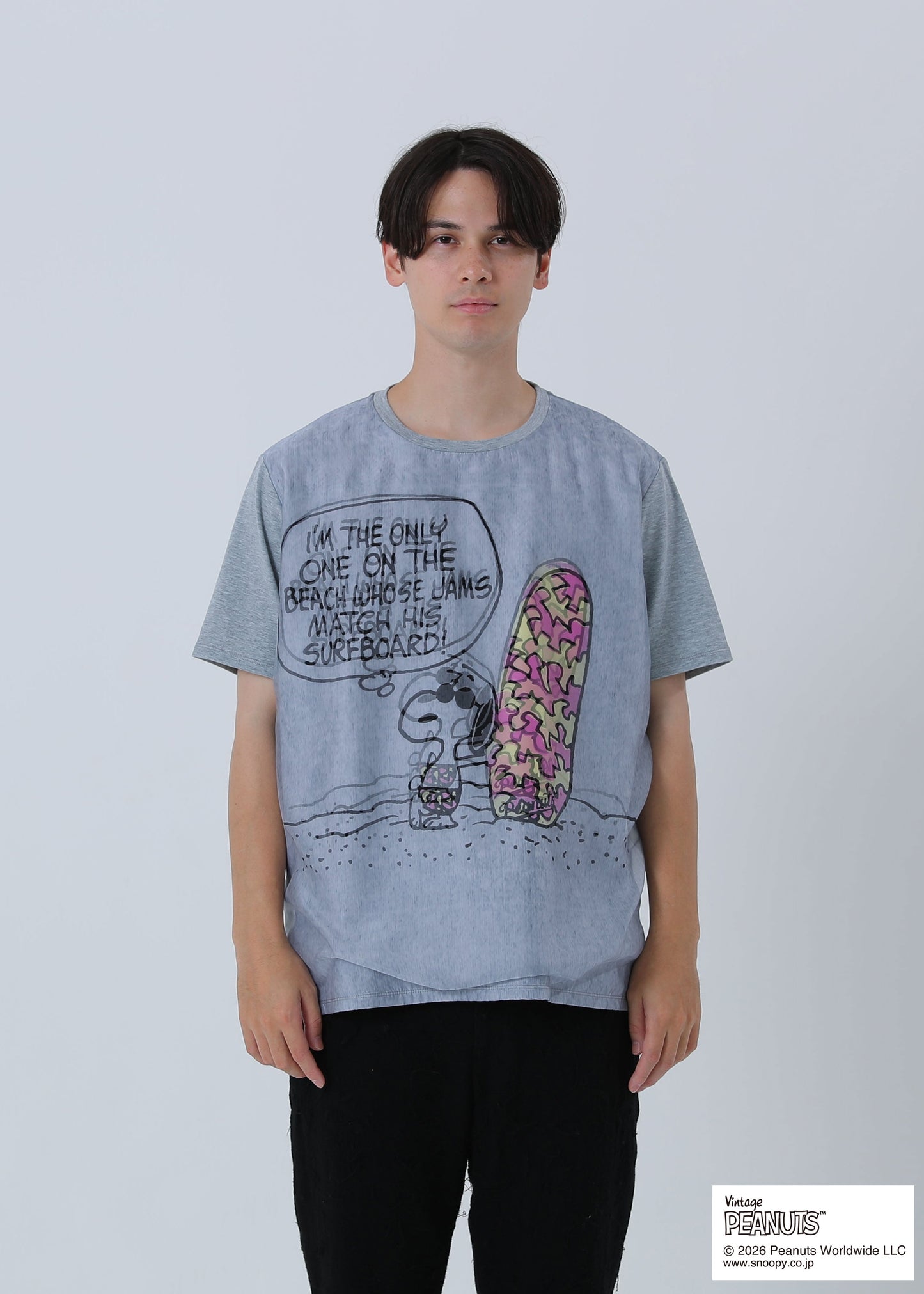 SNOOPY ON THE BEACH TR-099 BLUE GRAY