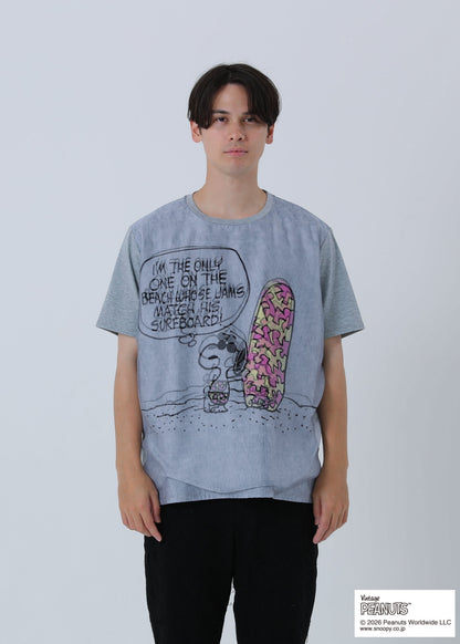 SNOOPY ON THE BEACH TR-099 BLUE GRAY