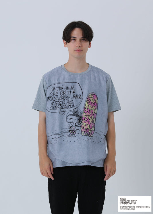 SNOOPY ON THE BEACH TR-099 BLUE GRAY