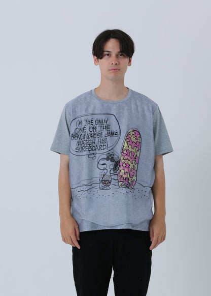 PEANUTS SNOOPY ON THE BEACH TR-099 BLUE GRAY