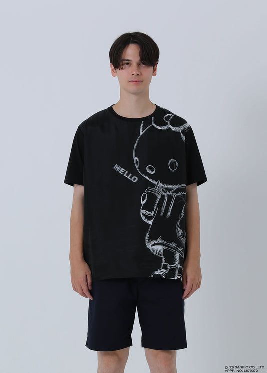 HELLO KITTY T-SHIRT SKETCH TR-095 BLACK