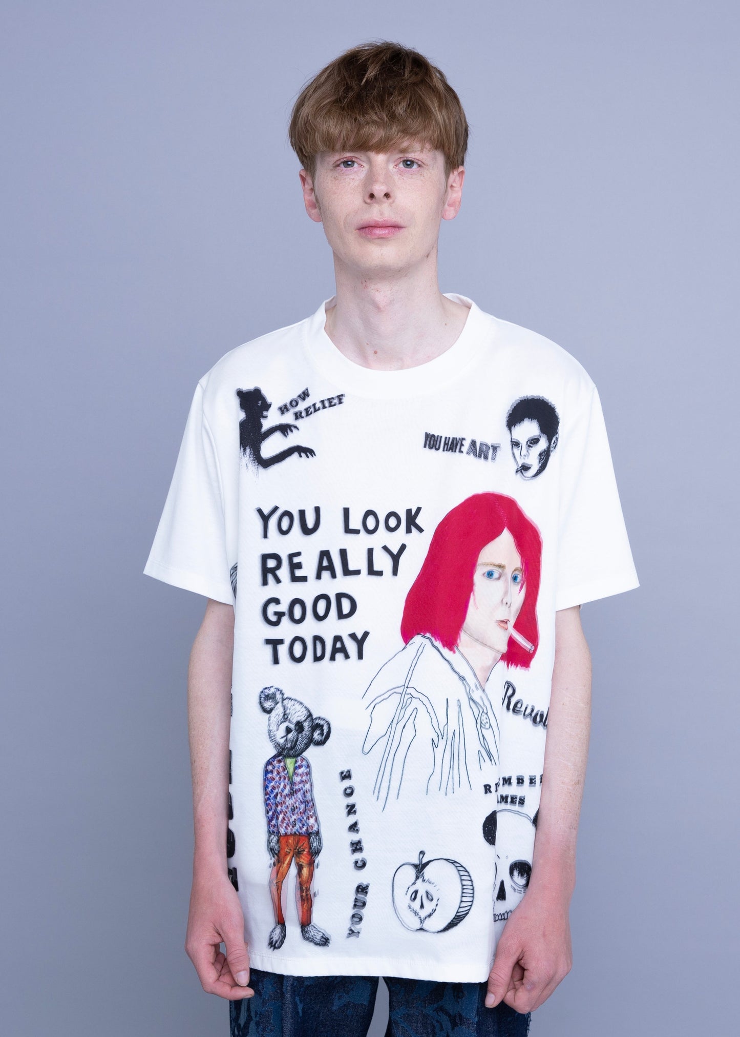 KURT COBAIN ART TR-011 WHITE