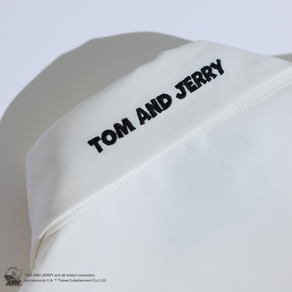 TOM&JERRY TROUBLE MAKER LONG SHIRT WHITE TR-159