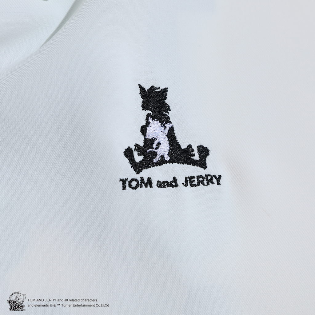 TOM&JERRY TROUBLE MAKER LONG SHIRT WHITE TR-159