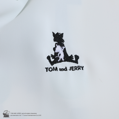 TOM&JERRY TROUBLE MAKER LONG SHIRT WHITE TR-159