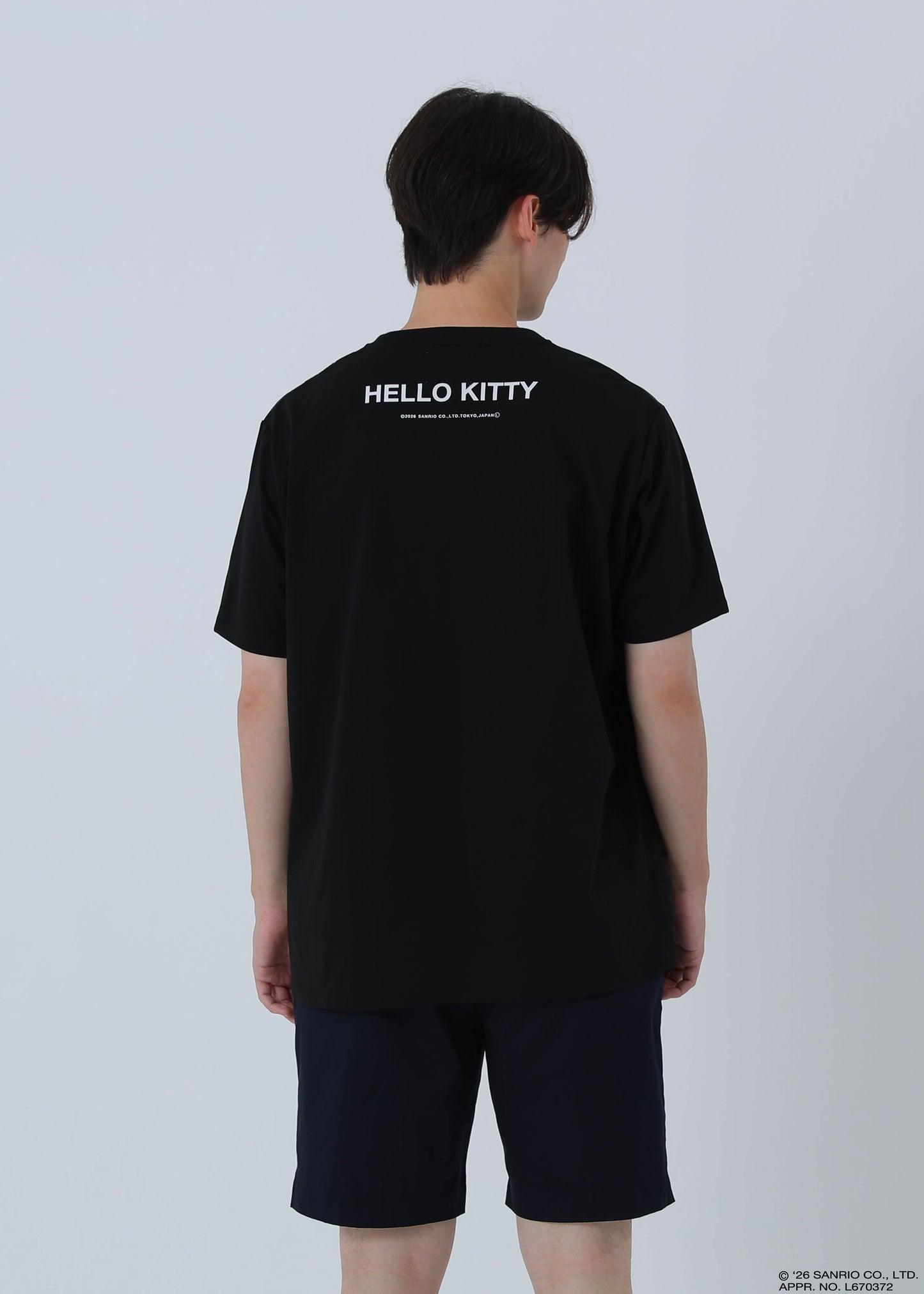 HELLO KITTY T-SHIRT SKETCH TR-095 BLACK