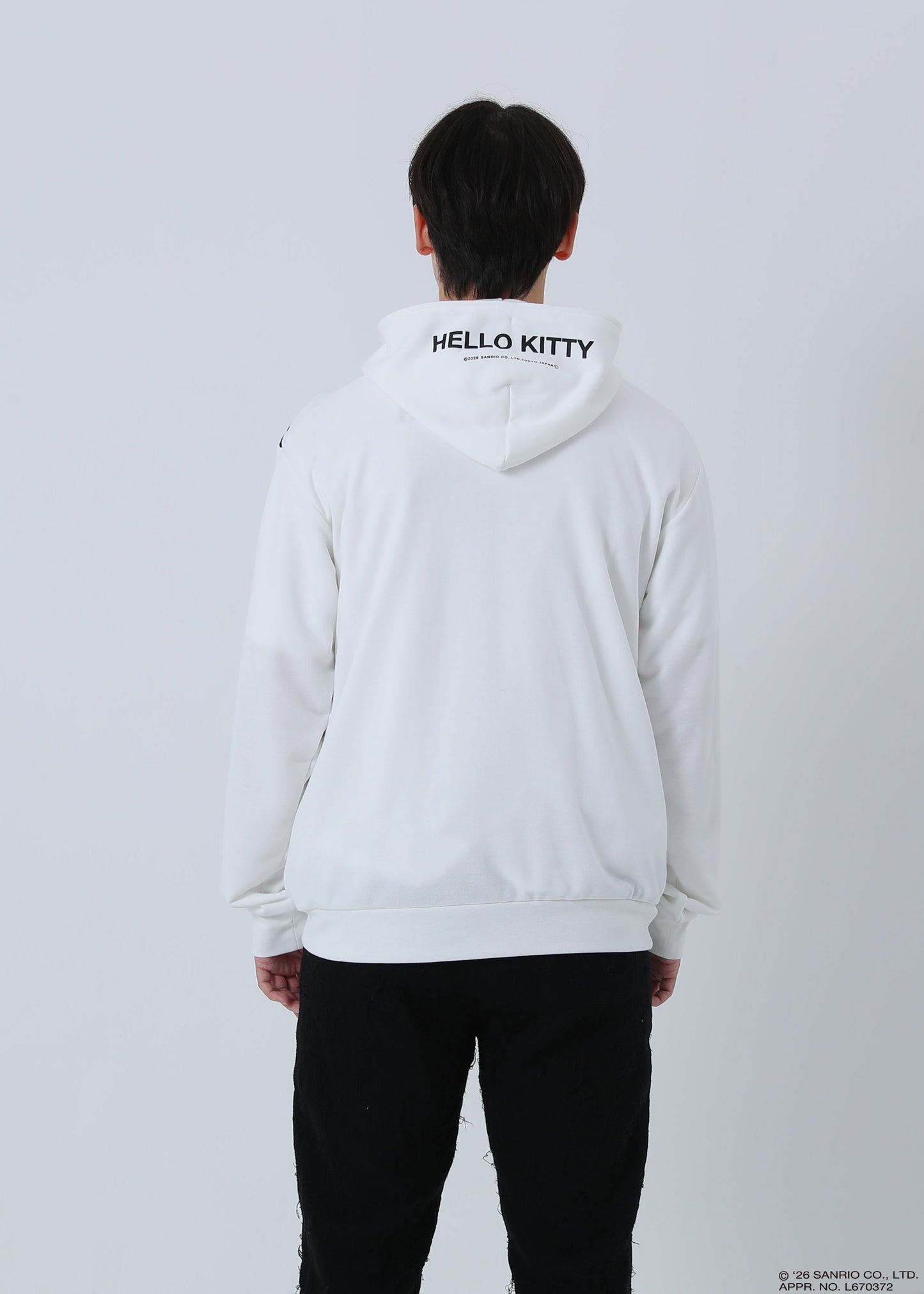 HELLO KITTY ZIP PARKA SKETCH TR-103 WHITE