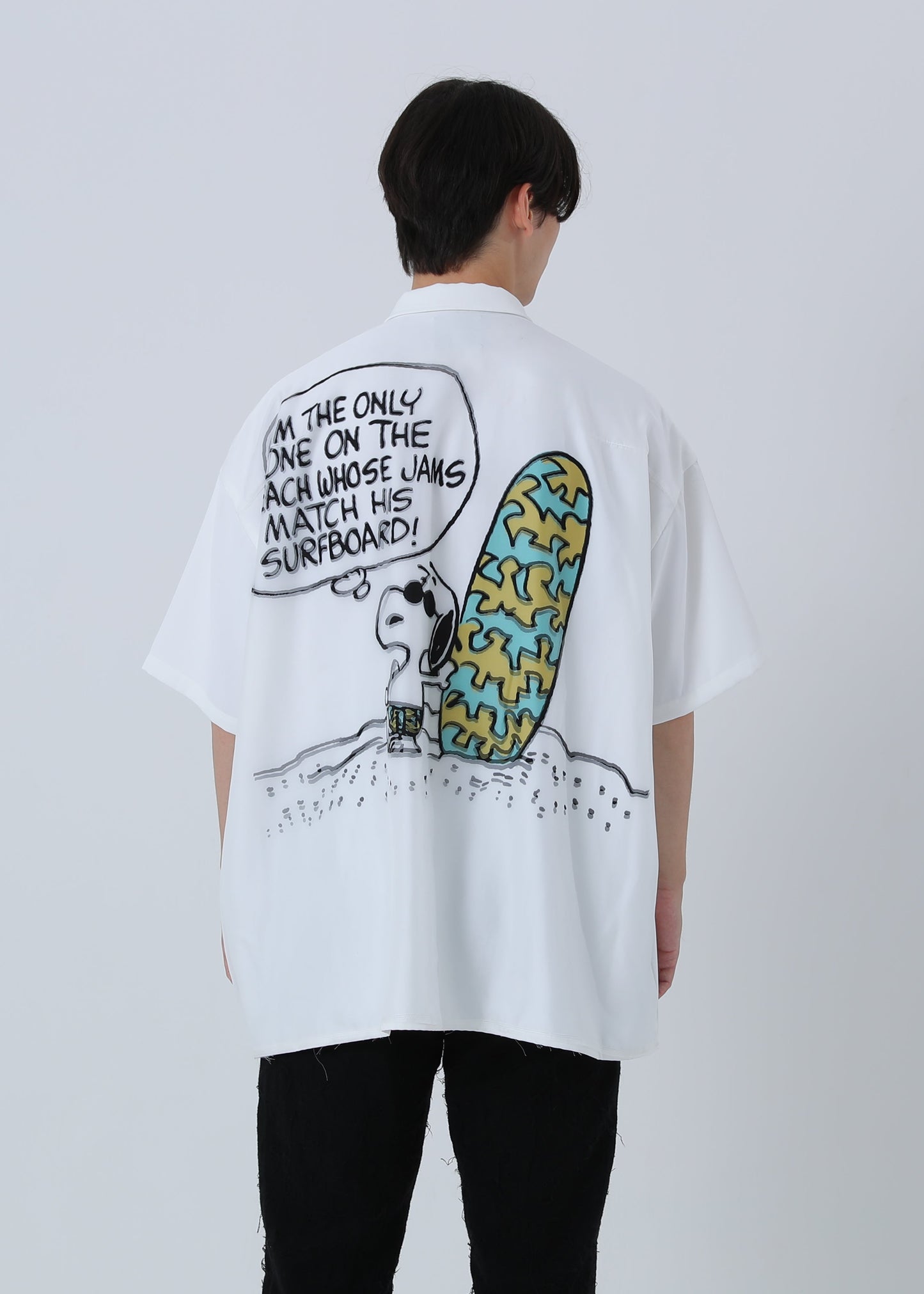 PEANUTS SNOOPY ON THE BEACH TR-101 WHITE