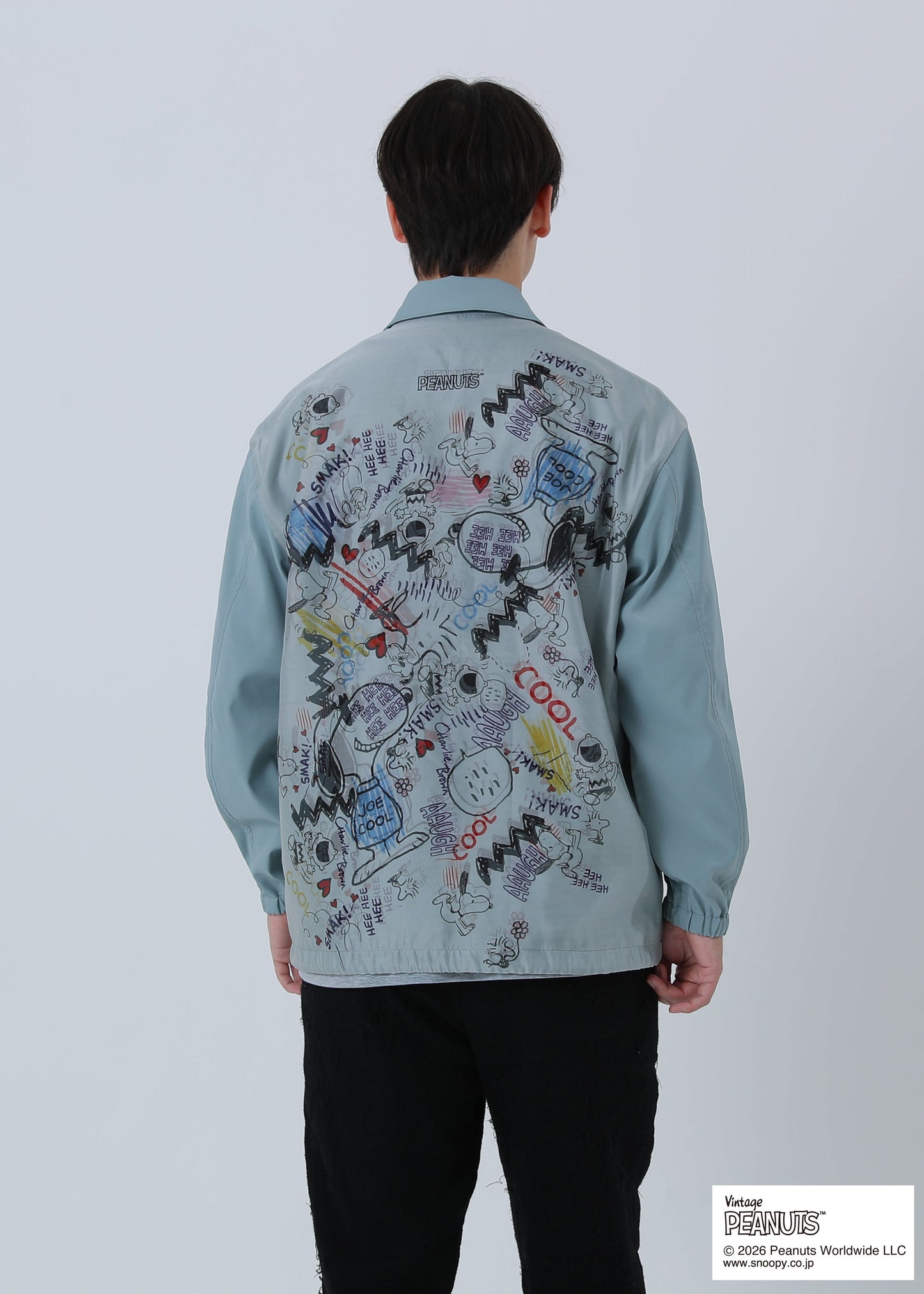 PEANUTS SNOOPY GRAFFITI TR-104 BLUE GRAY