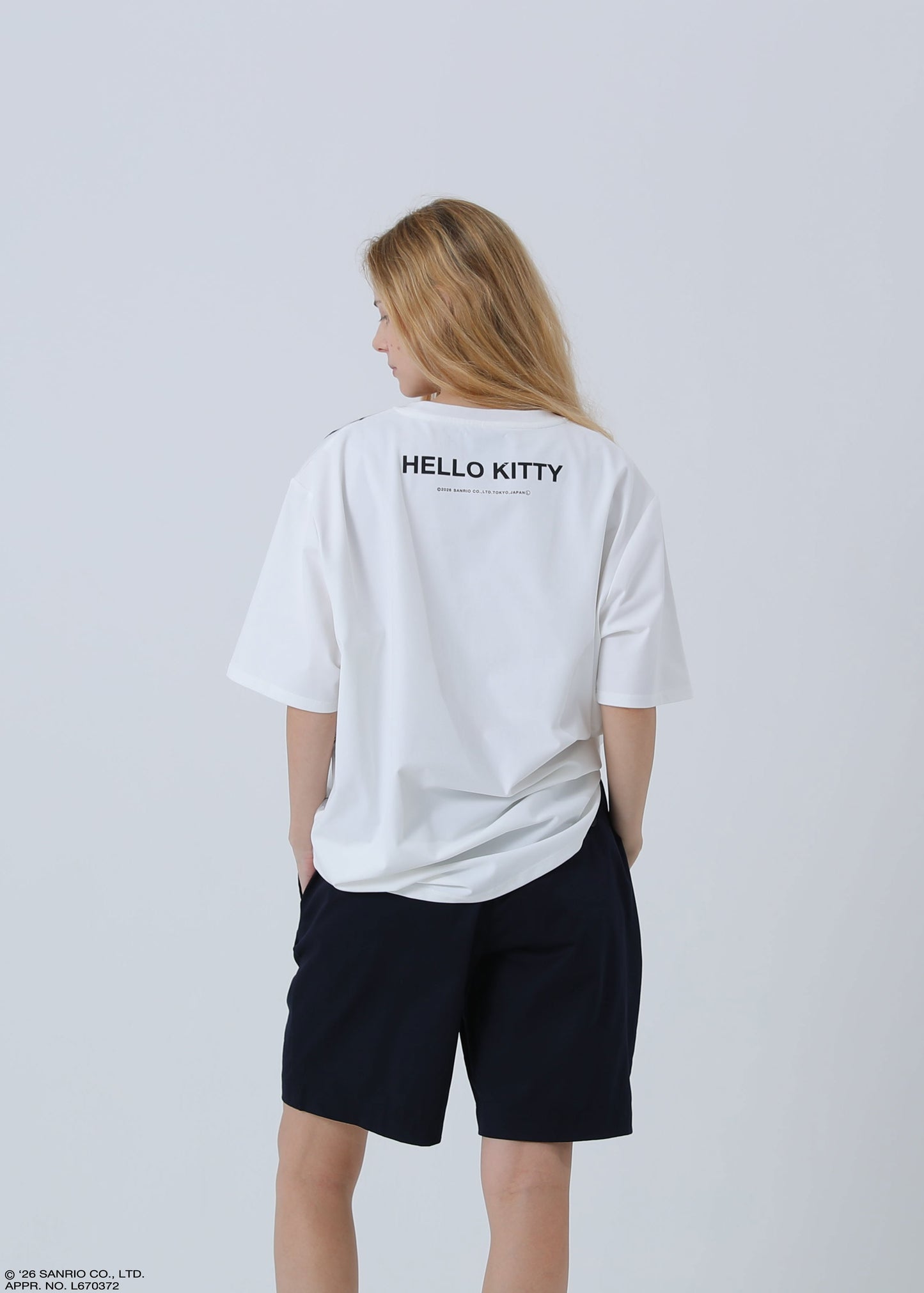 HELLO KITTY T-SHIRT SKETCH TR-095 WHITE