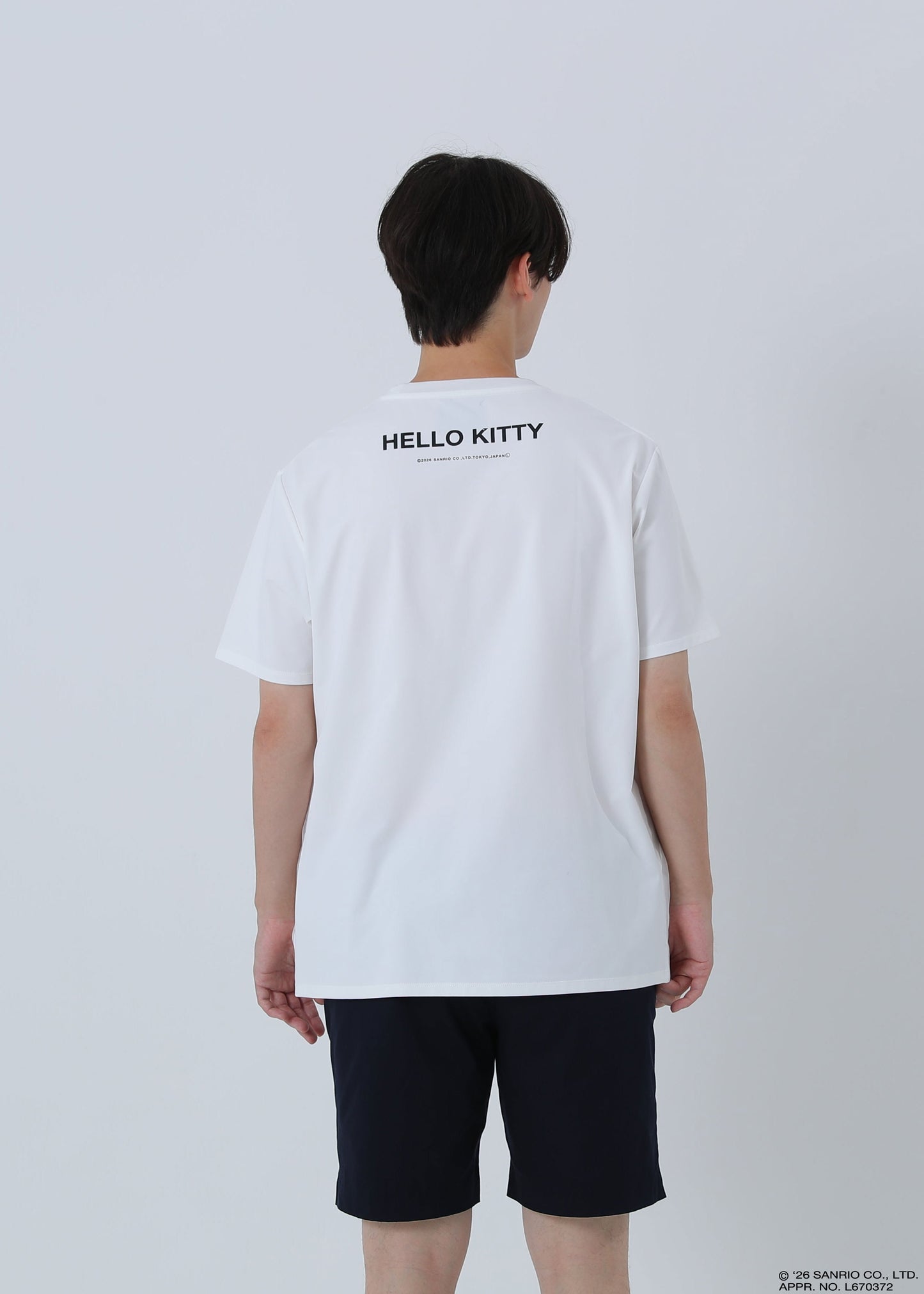 HELLO KITTY T-SHIRT CRAYON TR-094 WHITE
