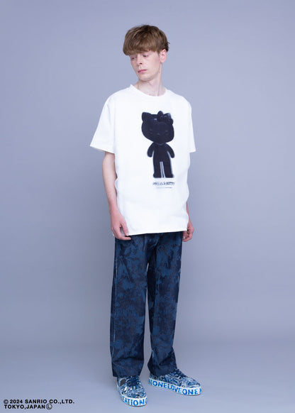 T-SHIRT HELLO KITTY BLACK TR-026(white)