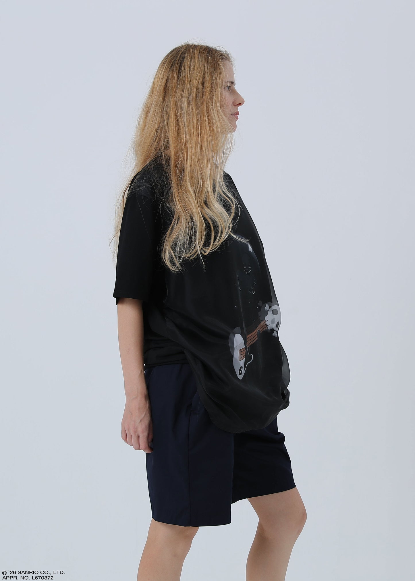 KUROMI T-SHIRT GUITAR TR-097 BLACK