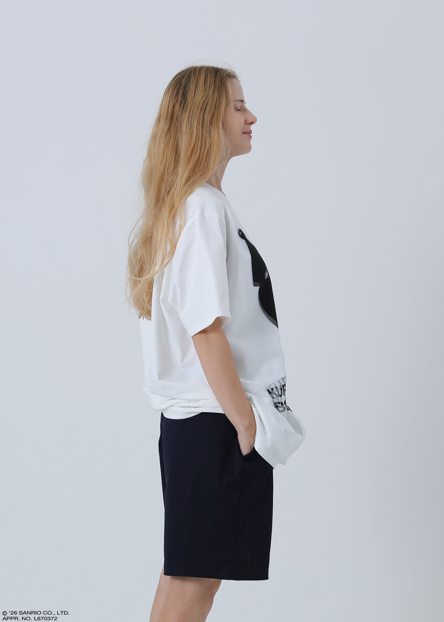 KUROMI T-SHIRT TR-096 WHITE