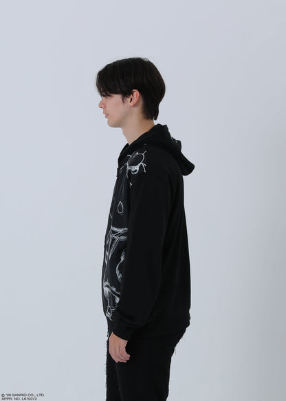 HELLO KITTY ZIP PARKA SKETCH TR-103 BLACK