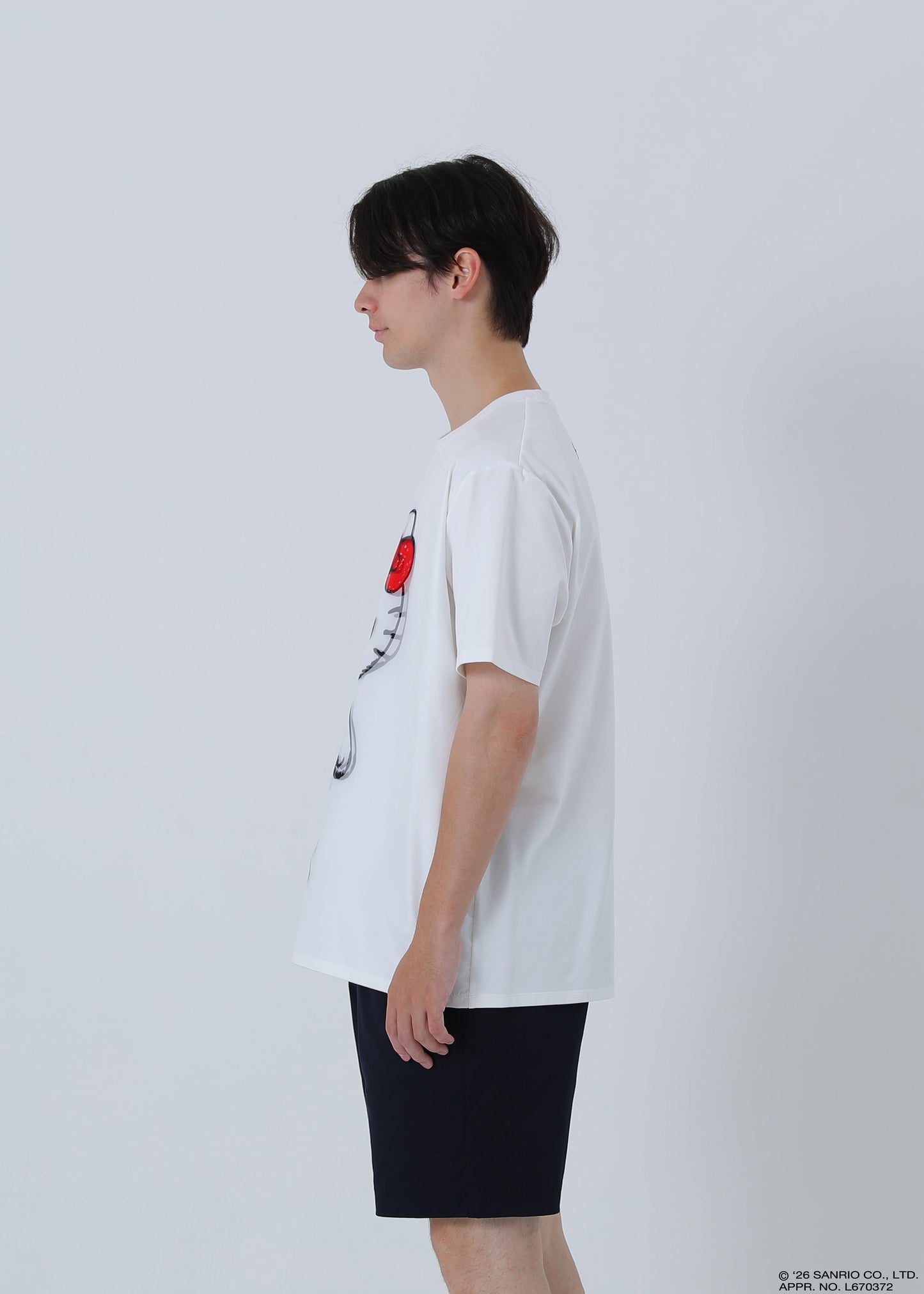 HELLO KITTY T-SHIRT CRAYON TR-094 WHITE