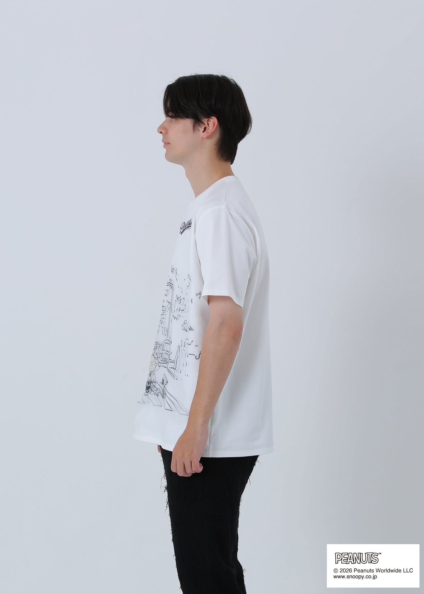 PEANUTS CROSS THE STREET TR-098 WHITE
