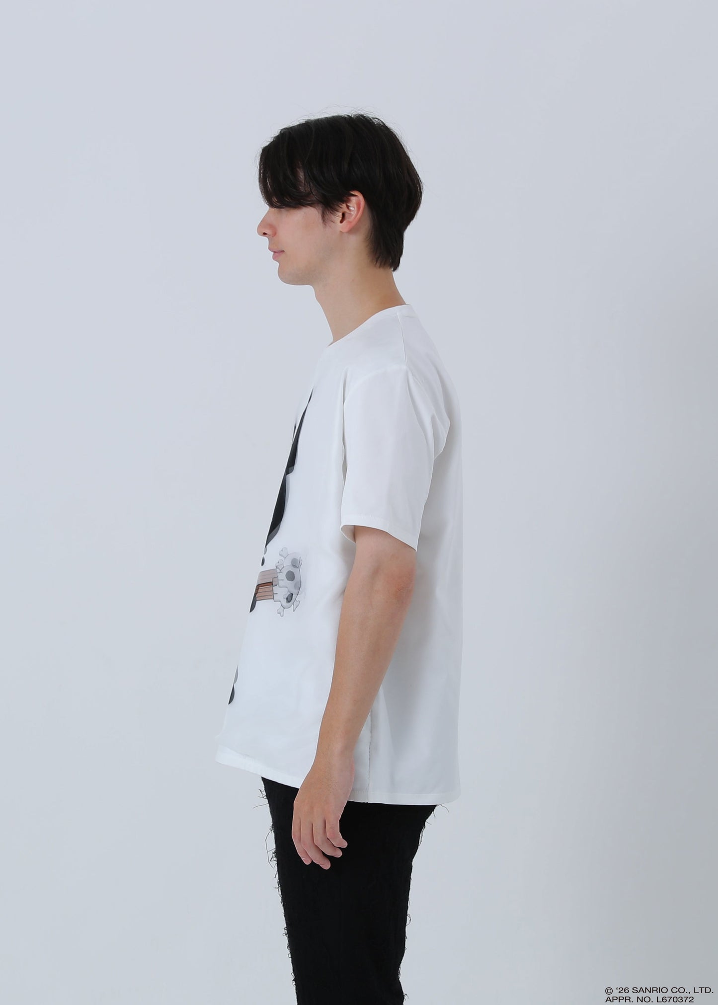 KUROMI T-SHIRT GUITAR TR-097 WHITE