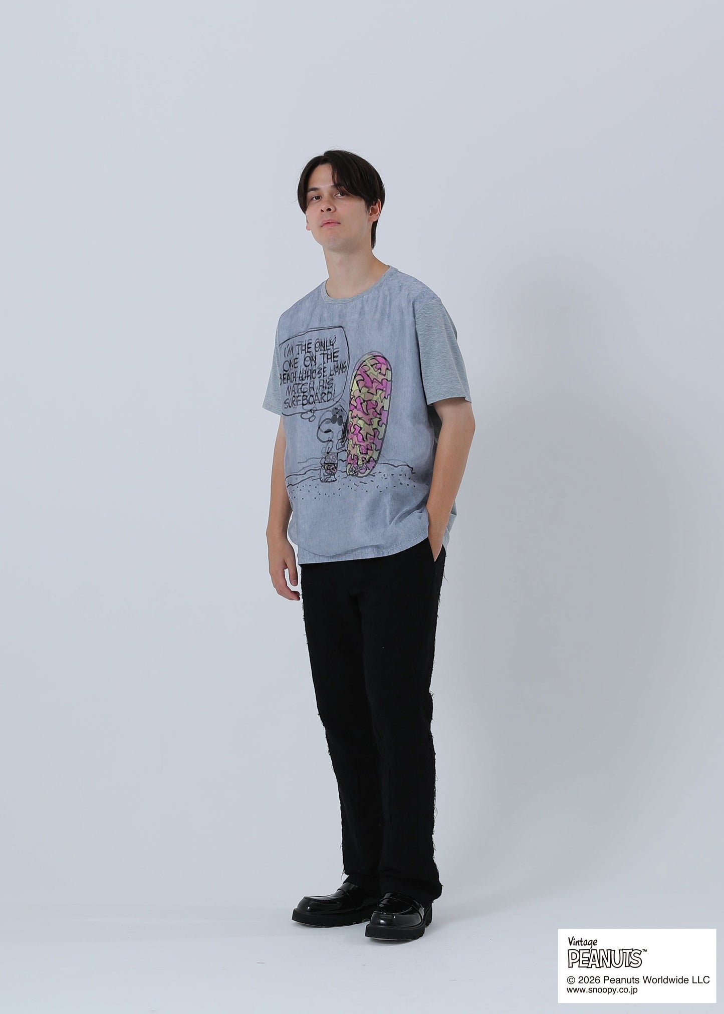 SNOOPY ON THE BEACH TR-099 BLUE GRAY