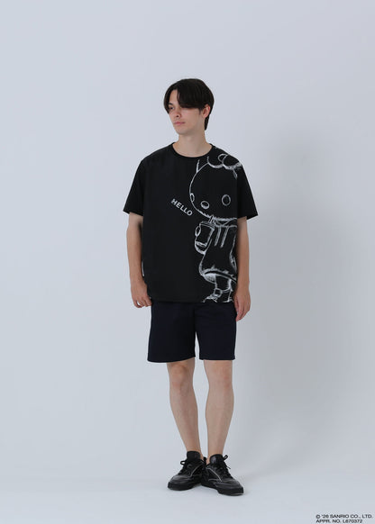 HELLO KITTY T-SHIRT SKETCH TR-095 BLACK
