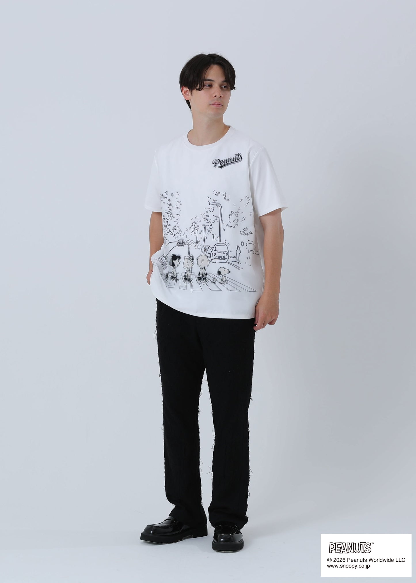 PEANUTS CROSS THE STREET TR-098 WHITE