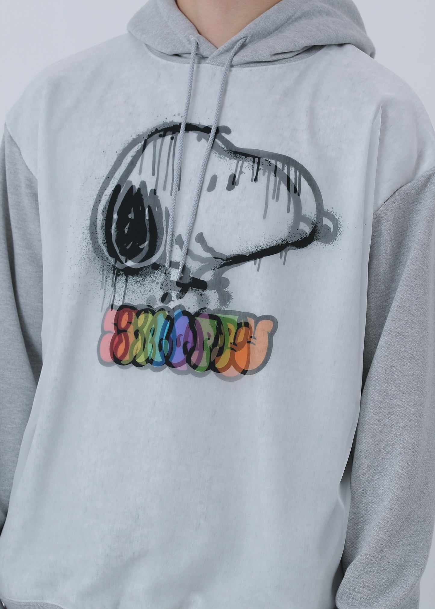 PEANUTS SNOOPY SPRAY ART TR-057 GRAY