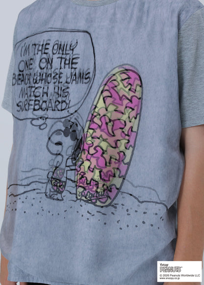 SNOOPY ON THE BEACH TR-099 BLUE GRAY