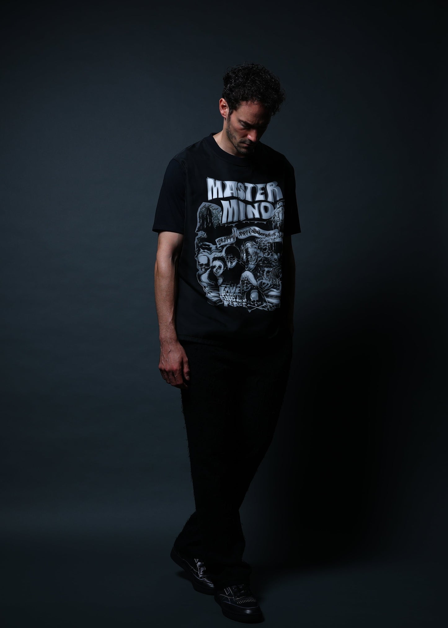 COLLABORATION TEE ROCK STARS TRMM-003-BLACK