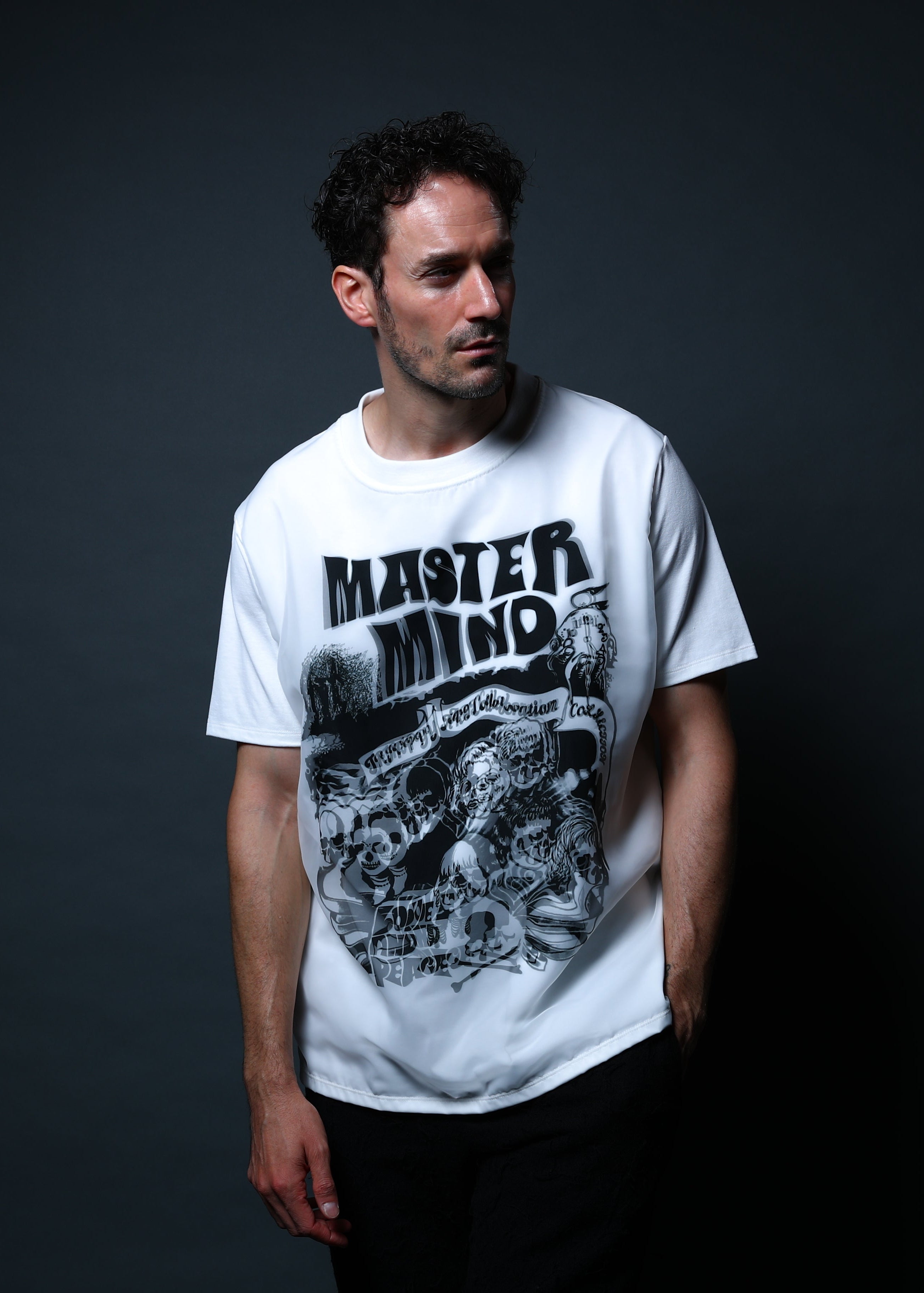 COLLABORATION TEE ROCK STARS TRMM-003-WHITE – TRIPPY MIKIO ART