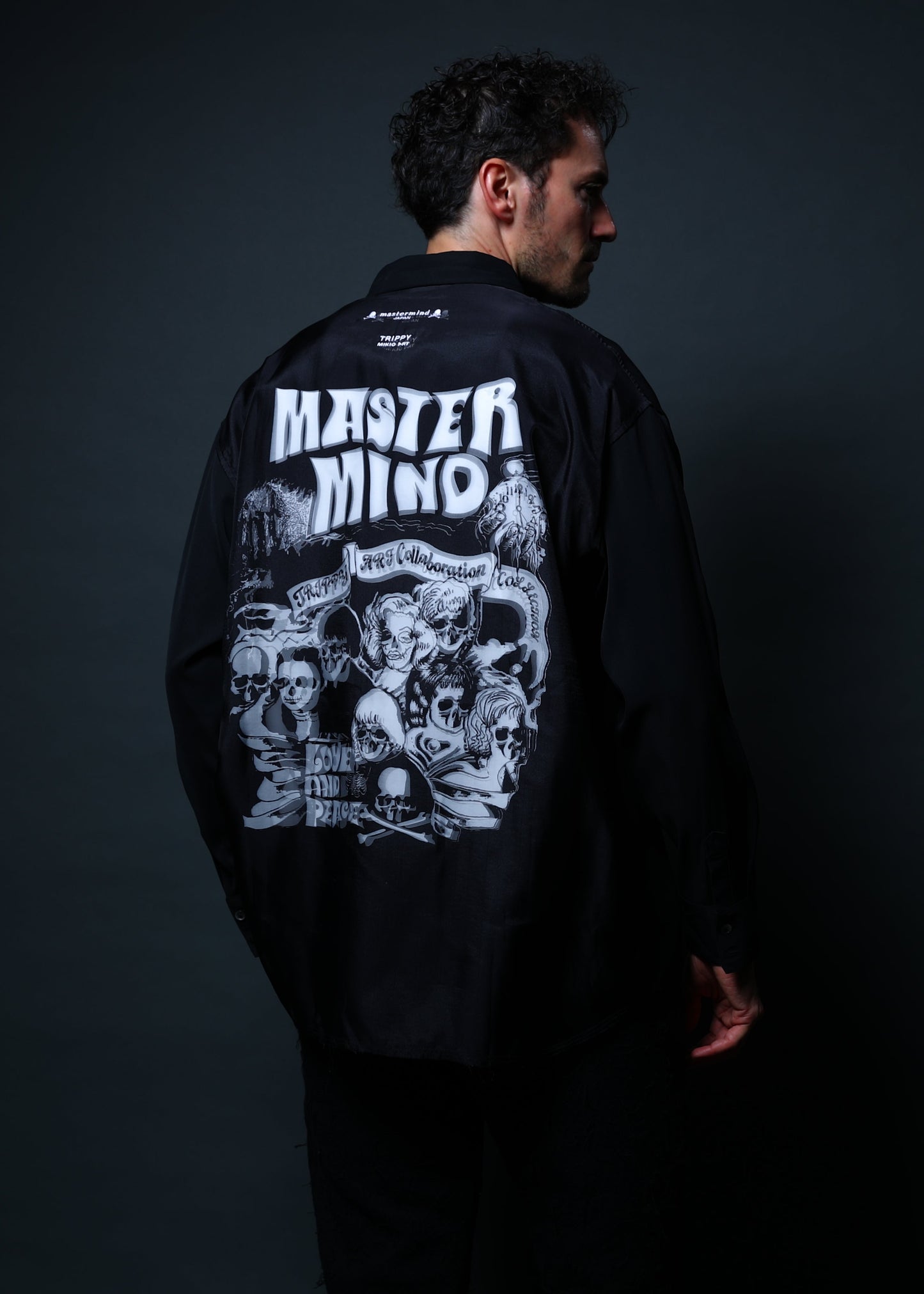 COLLABORATION SHIRTS ROCK STARS TRMM-004-BLACK