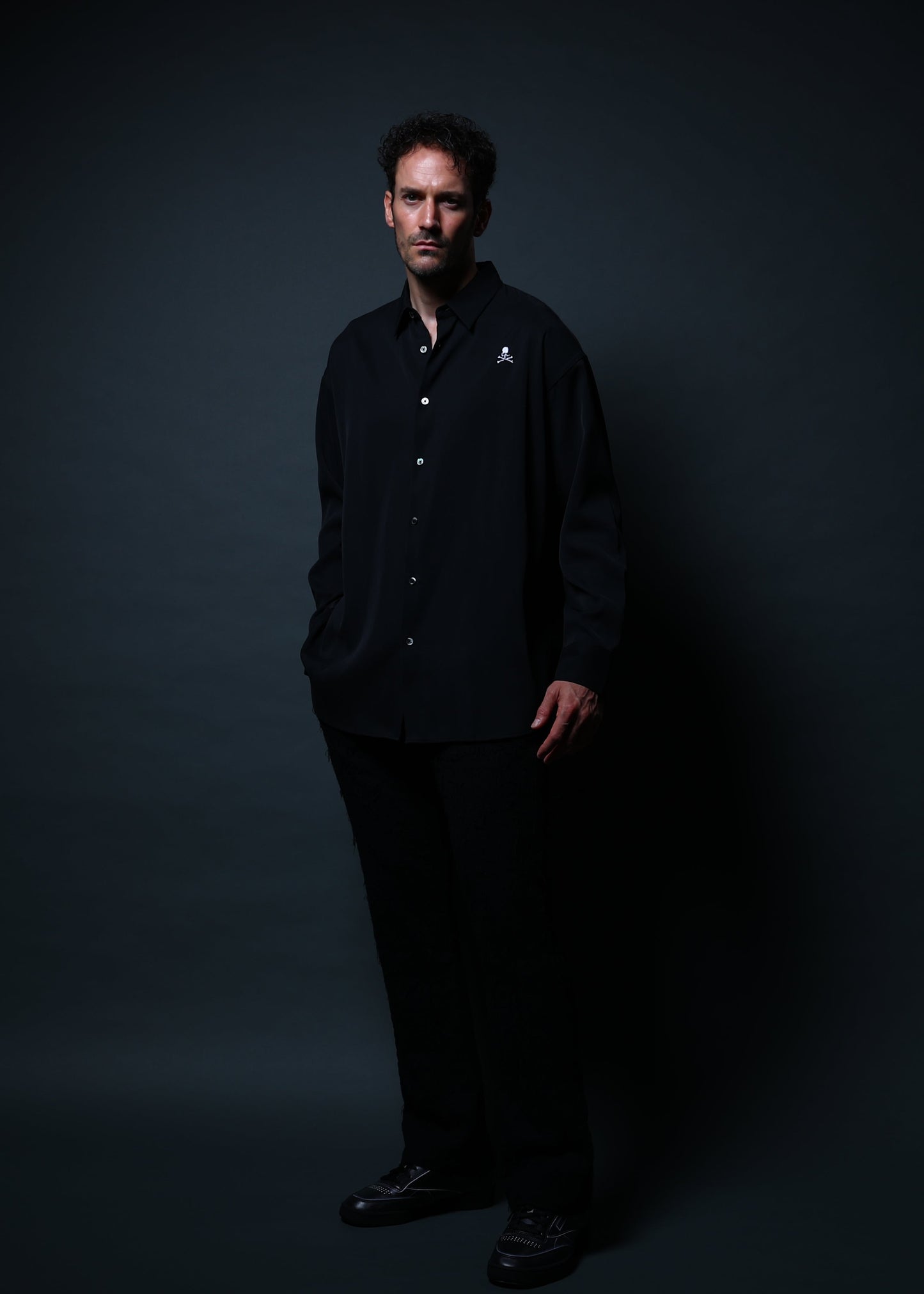 COLLABORATION SHIRTS ROCK STARS TRMM-004-BLACK