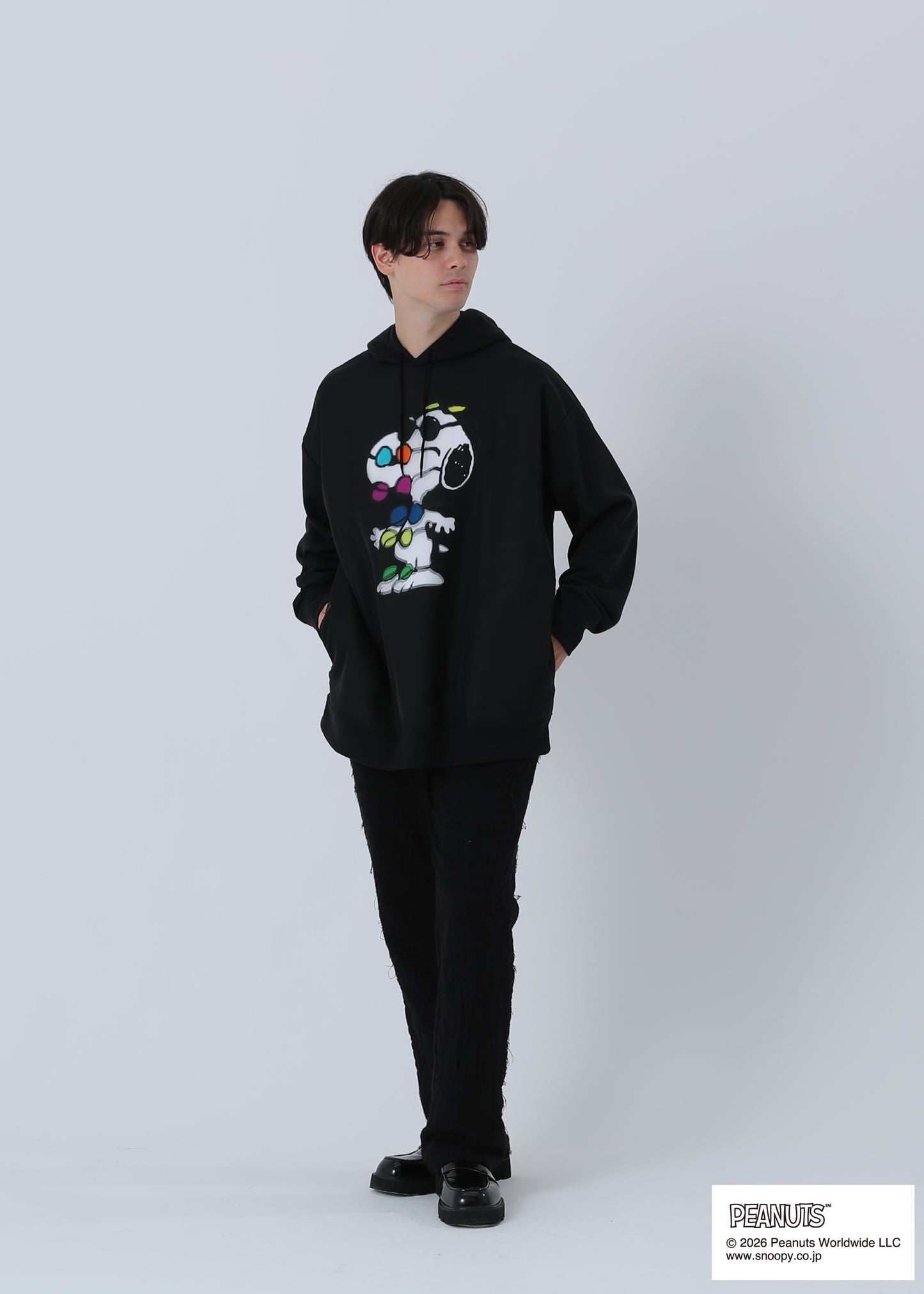 PEANUTS SNOOPY SUNGLASS TR-059 BLACK