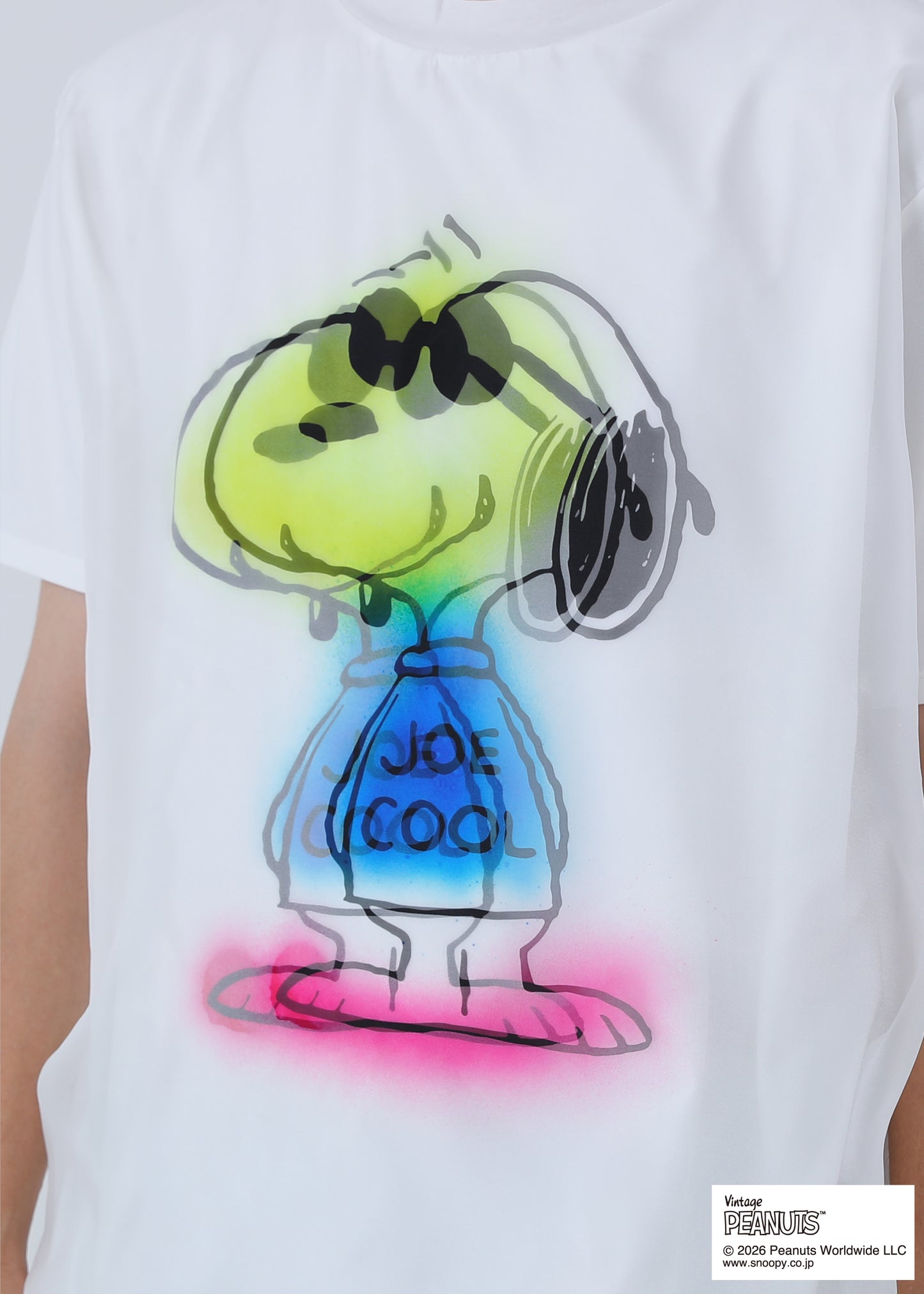 PEANUTS SNOOPY JOE COOL TR-055 WHITE