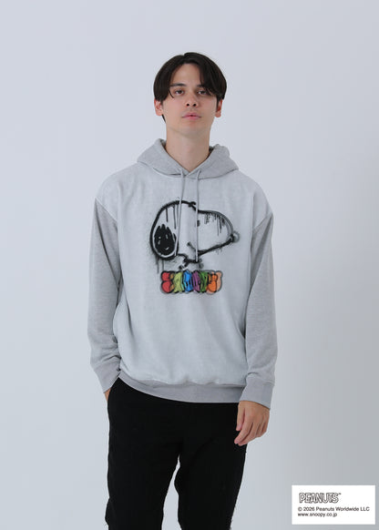 PEANUTS SNOOPY SPRAY ART TR-057 GRAY