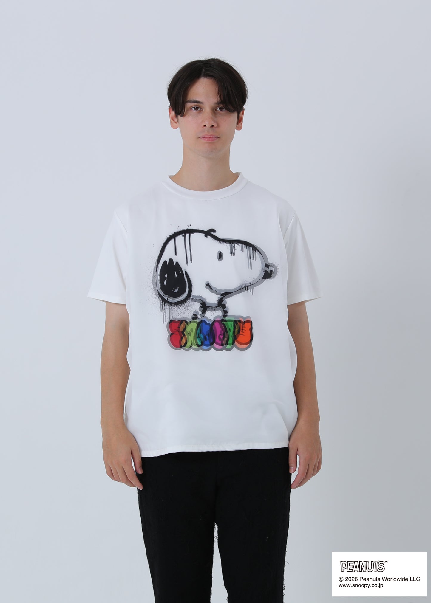 PEANUTS SNOOPY SPRAY ART TR-056 WHITE