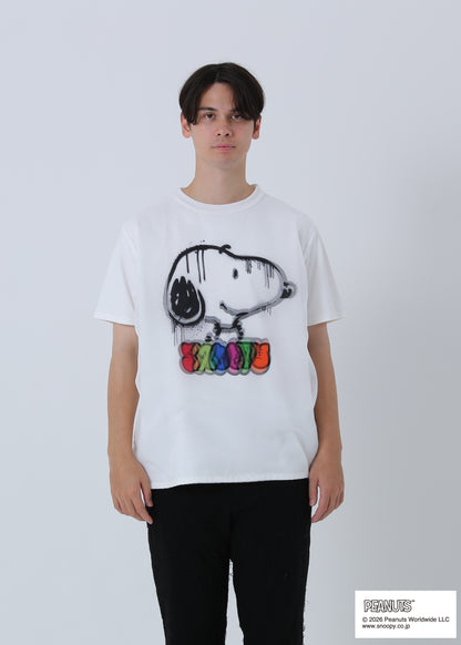 PEANUTS SNOOPY SPRAY ART TR-056 WHITE