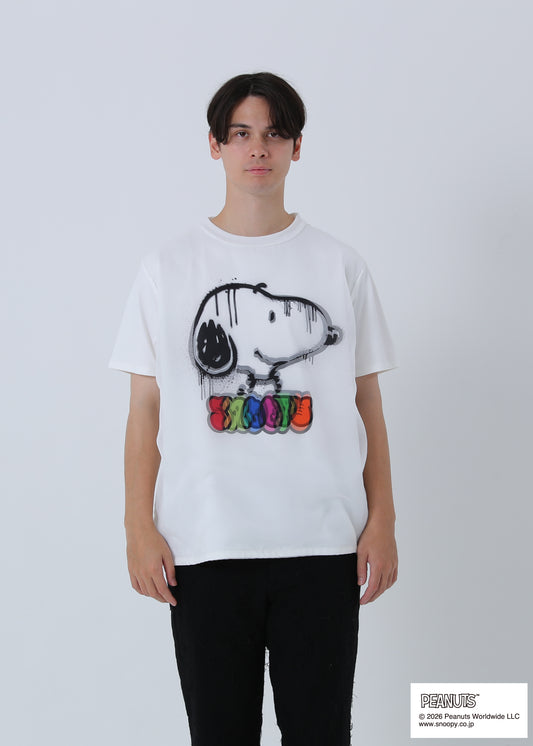 PEANUTS SNOOPY SPRAY ART TR-056 WHITE