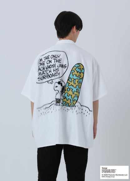 PEANUTS SNOOPY ON THE BEACH TR-101 WHITE
