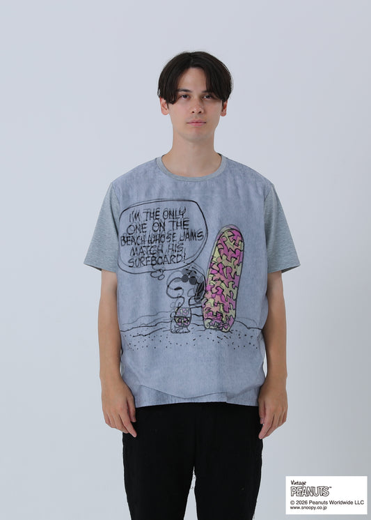 PEANUTS SNOOPY ON THE BEACH TR-099 BLUE GRAY